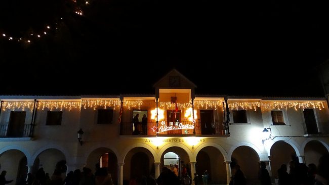 Encendido luces de navidad